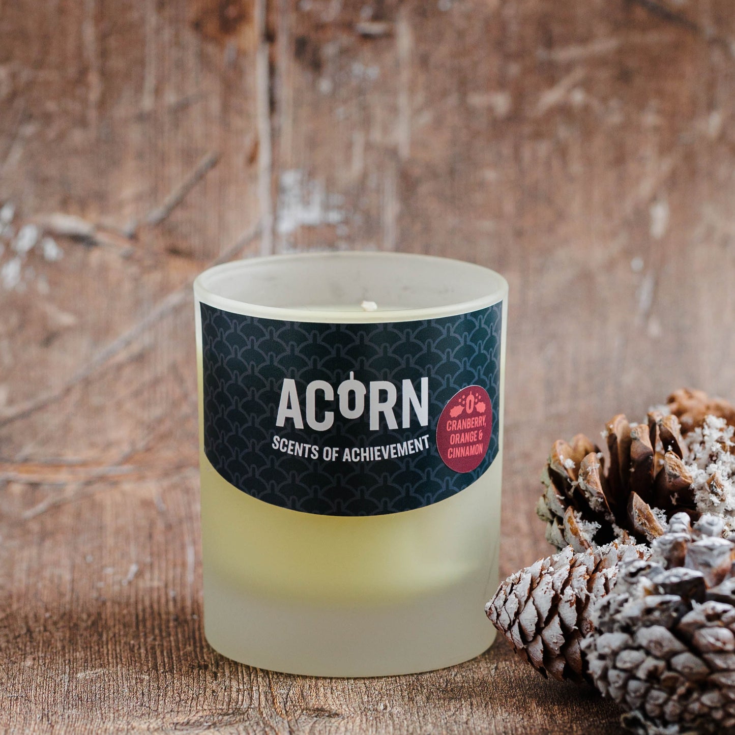 Cranberry, Orange & Cinnamon - Soy Candle Jar