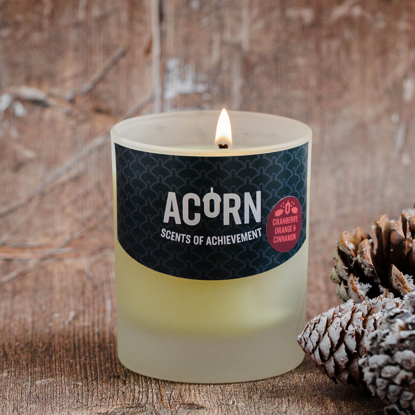Cranberry, Orange & Cinnamon - Soy Candle Jar