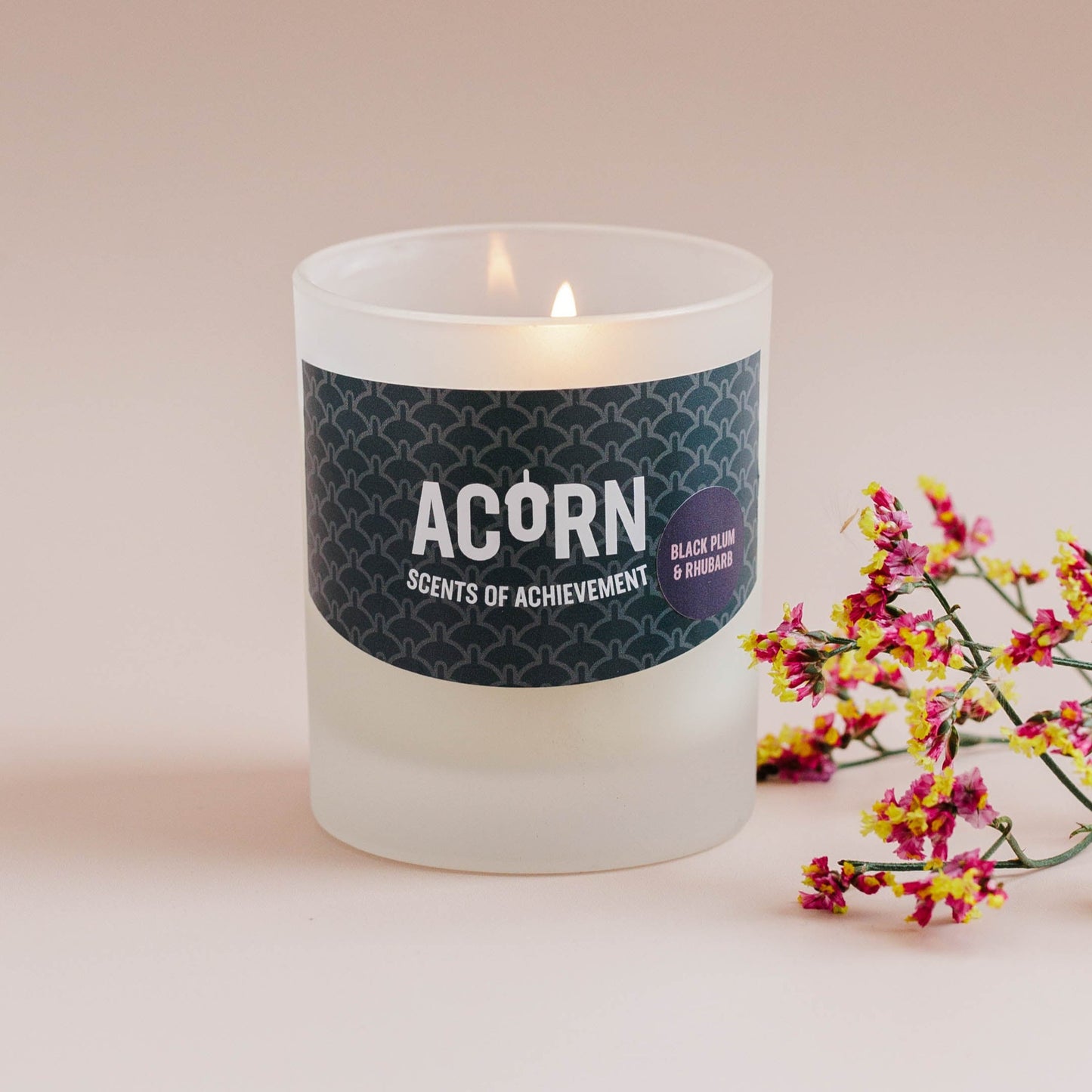 black plum and rhubarb jar