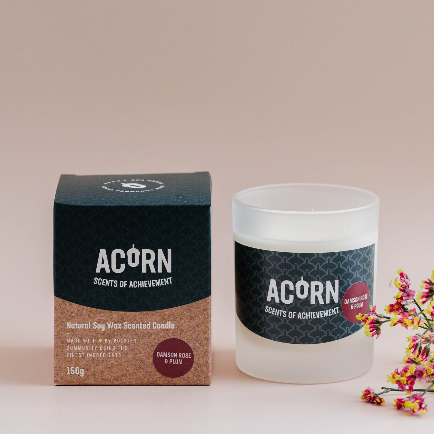 Damson Rose & Plum - Soy Candle Jar