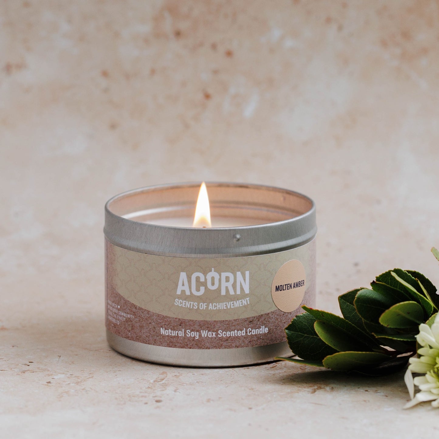 Molten Amber - Soy Candle Tin