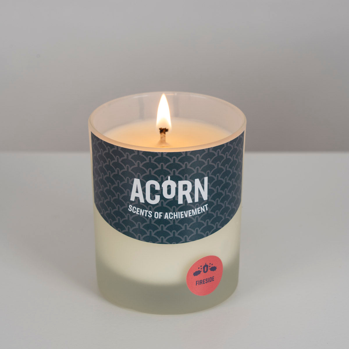 fireside scented soy wax candle in a jar