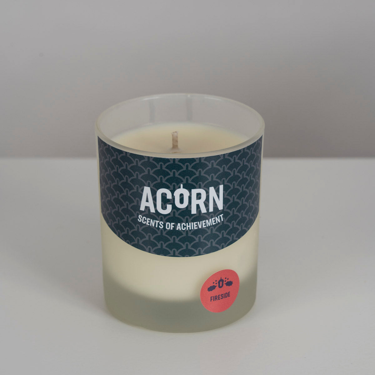 fireside scented soy wax candle in a jar