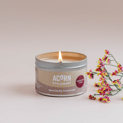 Damson Rose & Plum - Soy Candle Tin