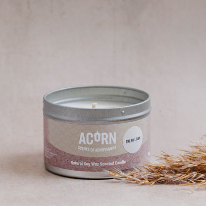 Fresh Linen - Soy Candle Tin
