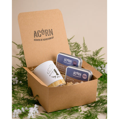 Acorn Wax Burner Gift Set